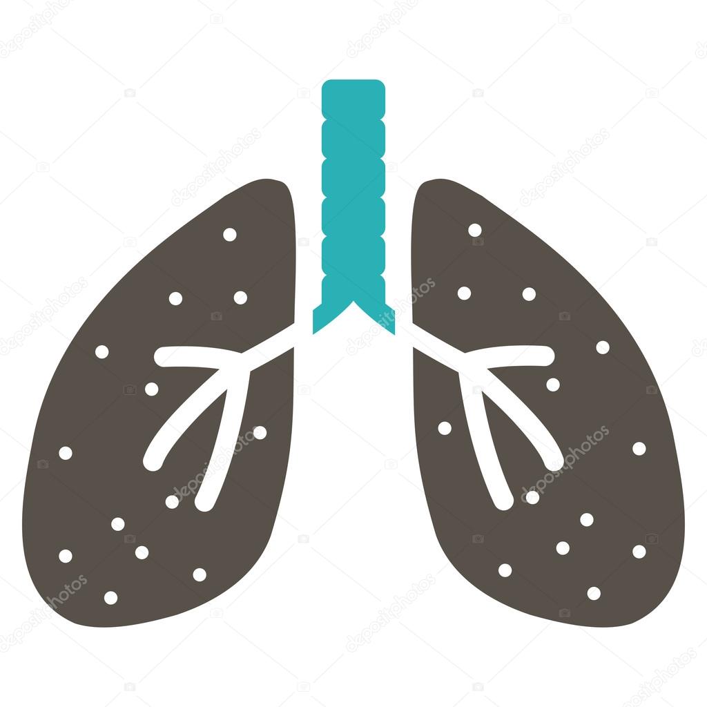 Lungs Flat Icon