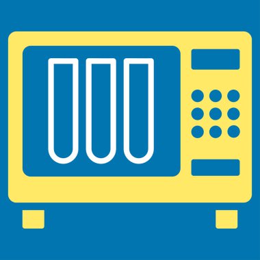 Sterilizatör düz simgesi