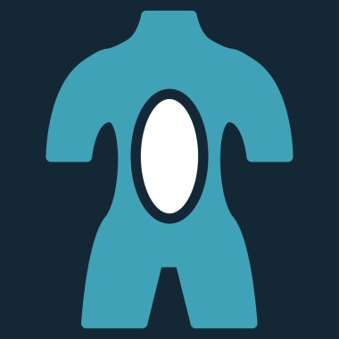 Anatomi düz simgesi