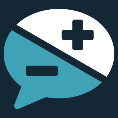 Bağımsız değişkenler düz simgesi