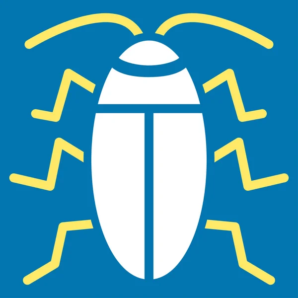 Icona piatto scarafaggio — Vettoriale Stock