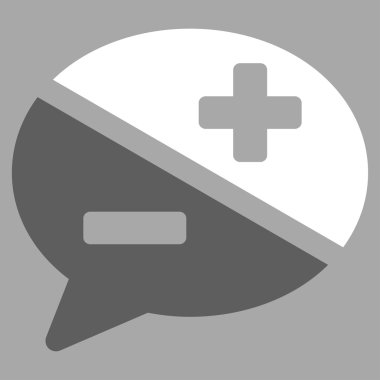 Bağımsız değişkenler düz simgesi