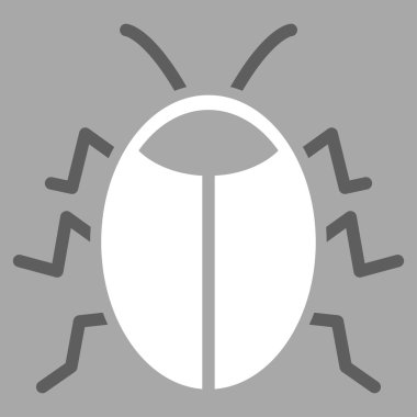 Böcek düz simgesini