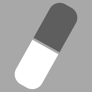 Kapsül düz simgesi