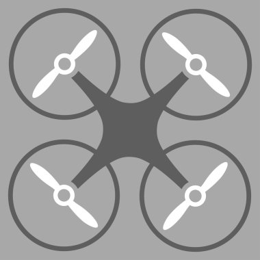 Nanocopter düz simgesi