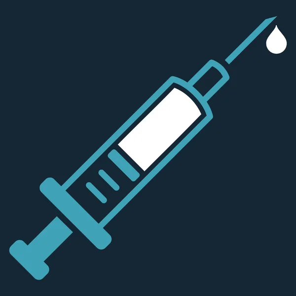 Aşı düz simgesi — Stok Vektör