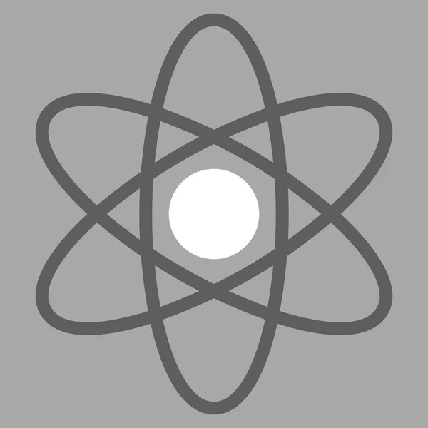 Atom flat ikonen — Stock vektor