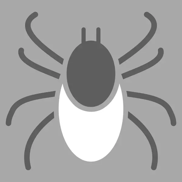 Icône plate acarien — Image vectorielle