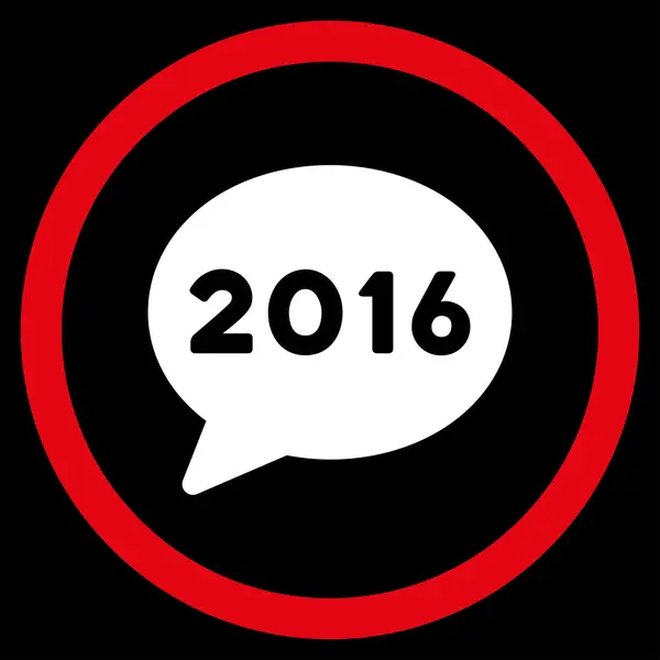 Ikona wiadomości 2016 — Zdjęcie stockowe