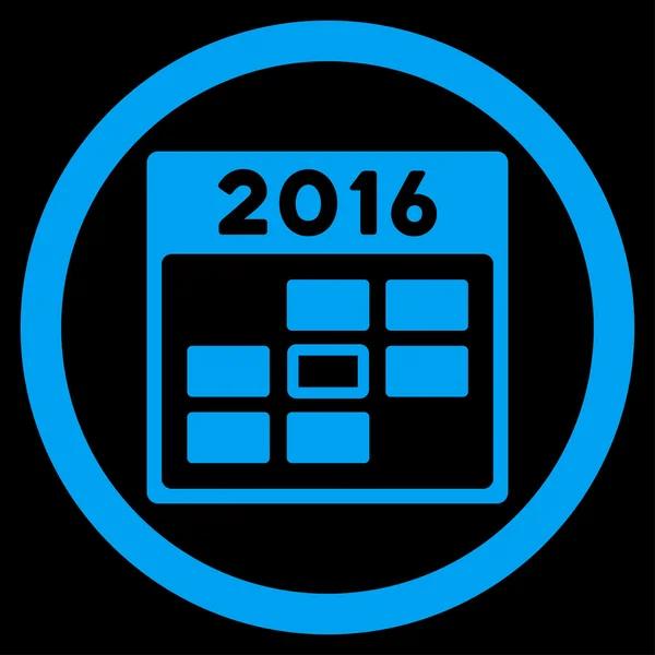 2016 plan dag ikonen — Stockfoto