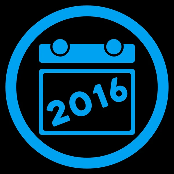 2016 kursplan ikonen — Stockfoto