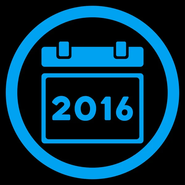 Ikona kalendarz 2016 — Zdjęcie stockowe