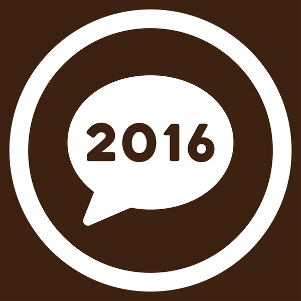 Ikona wiadomości 2016 — Zdjęcie stockowe