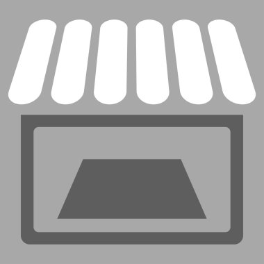 Dükkanı düz simgesi