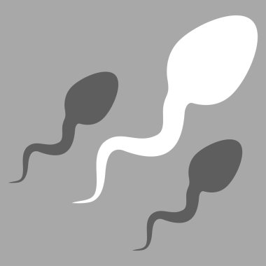 Sperm düz simgesi