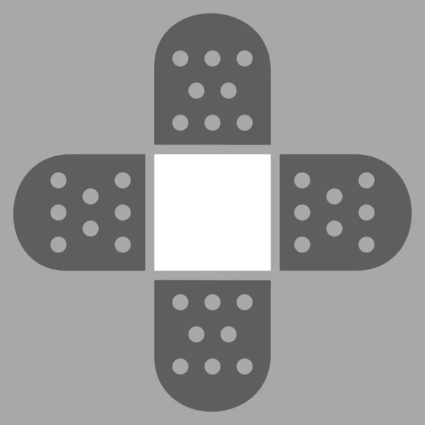 Gips platte pictogram — Stockvector