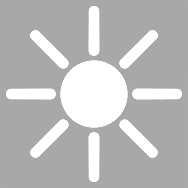 Helderheid platte pictogram — Stockvector