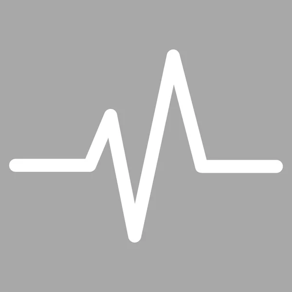 Pulse Flat Icon — Stock Vector