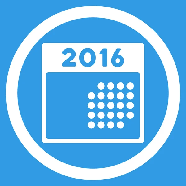 2016 månad kalenderikonen — Stockfoto