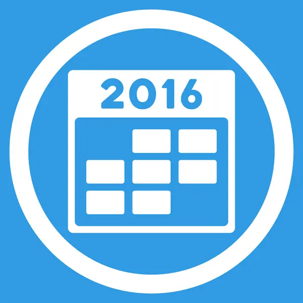 2016 Month Plan Icon — Stock Photo, Image