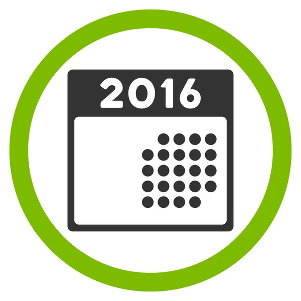 Ikona kalendarz 2016 miesiąca — Zdjęcie stockowe