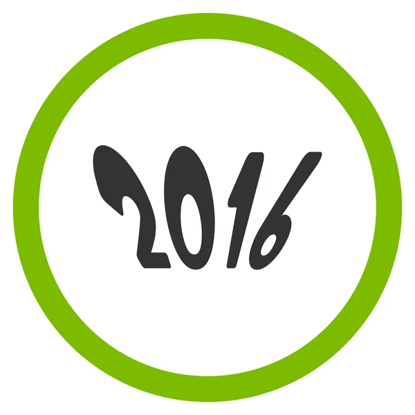 2016 jaar pictogram — Stockfoto