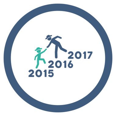 Yıl yardım etmek Guys simgesi