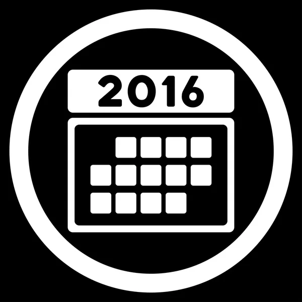 2016 Month Organizer Icon — Stock Vector