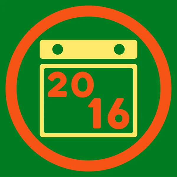 2016 planu ikona — Wektor stockowy