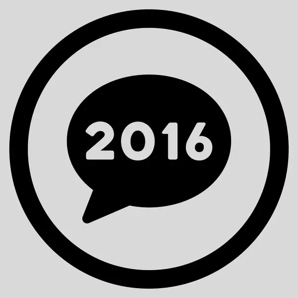 2016 Message Icon — Stock Vector