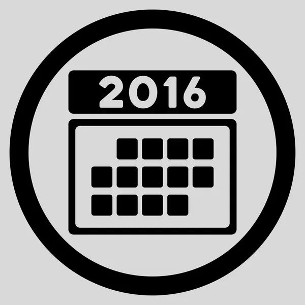 Icona di programma del mese 2016 — Vettoriale Stock