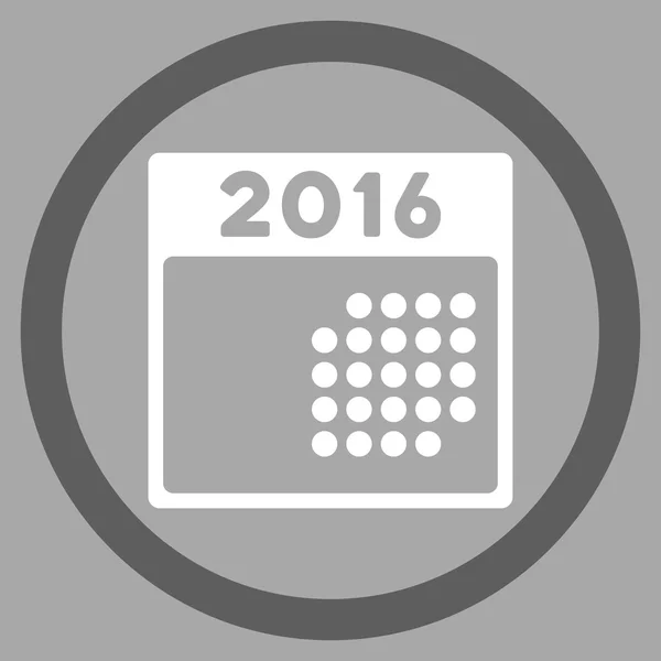 2016 Month Calendar Icon — Stock Vector