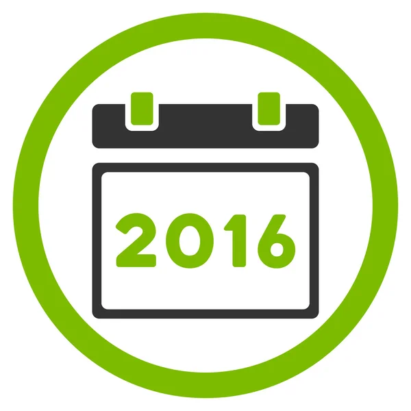 Icono del Plan 2016 — Vector de stock