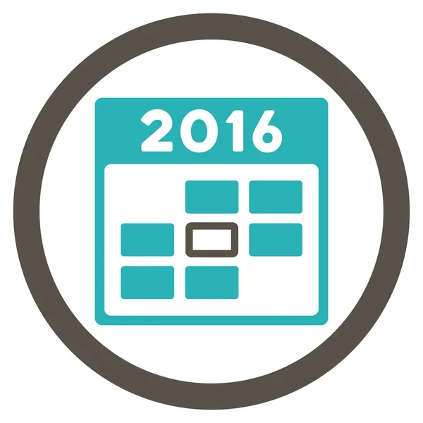 2016 Організатор день значок — стоковий вектор