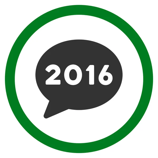 Ikona wiadomości 2016 — Wektor stockowy