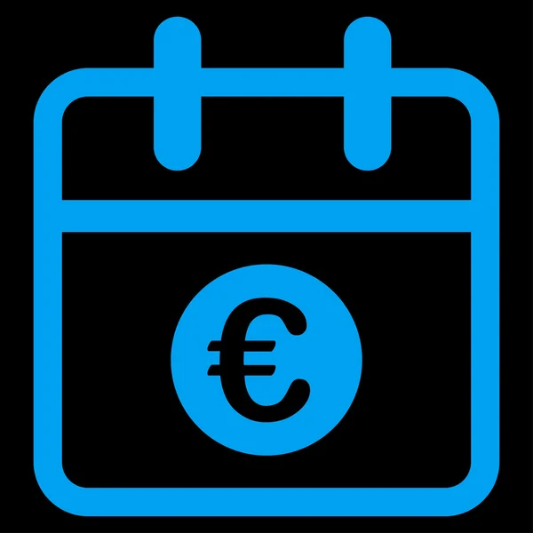Euro Date Icon — Stock Vector