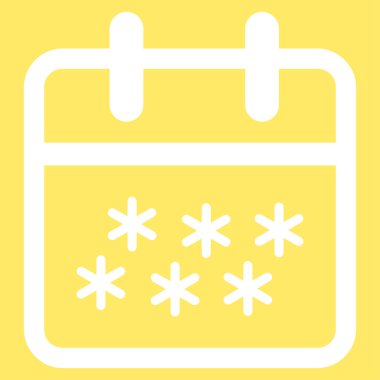 Kış güncel değil simgesi