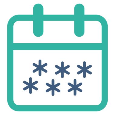 Kış güncel değil simgesi