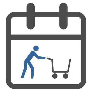 Alışveriş güncel değil simgesi