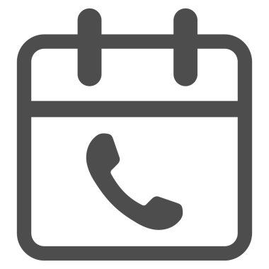 Telefon destek gün simgesi