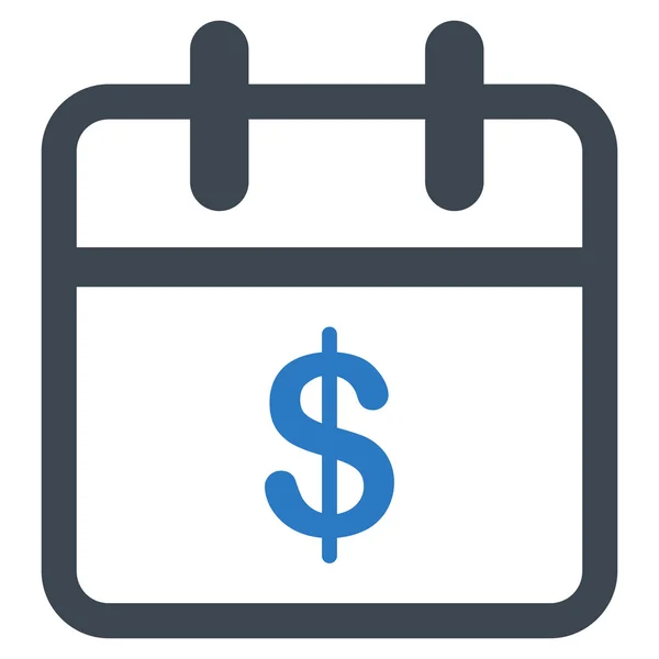 Fecha de dinero icono — Vector de stock