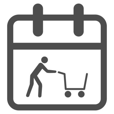 Alışveriş güncel değil simgesi