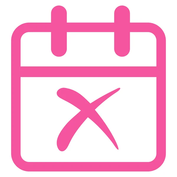 Cancelar fecha icono — Vector de stock