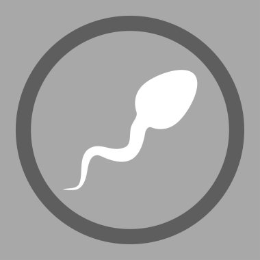 Mikrop daire içinde vektör simgesi