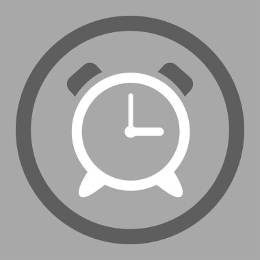 Siren Clock Rounded Vector Icon