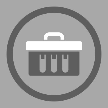 Test yuvarlak vektör simgesi