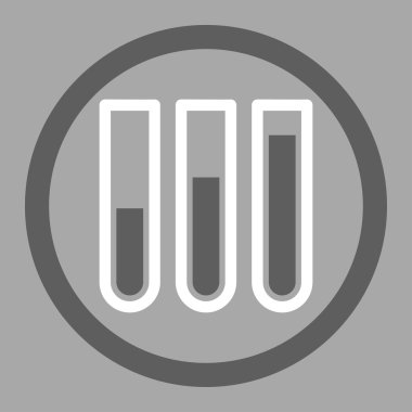 Kan testi daire içinde vektör simgesi