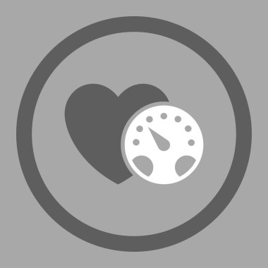 Tansiyon ölçer vektör simgesi daire