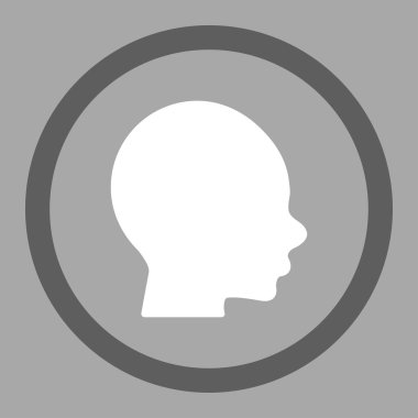 Guy Head Circled Vector Icon