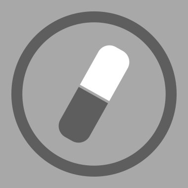 Eczane daire içinde vektör simgesi